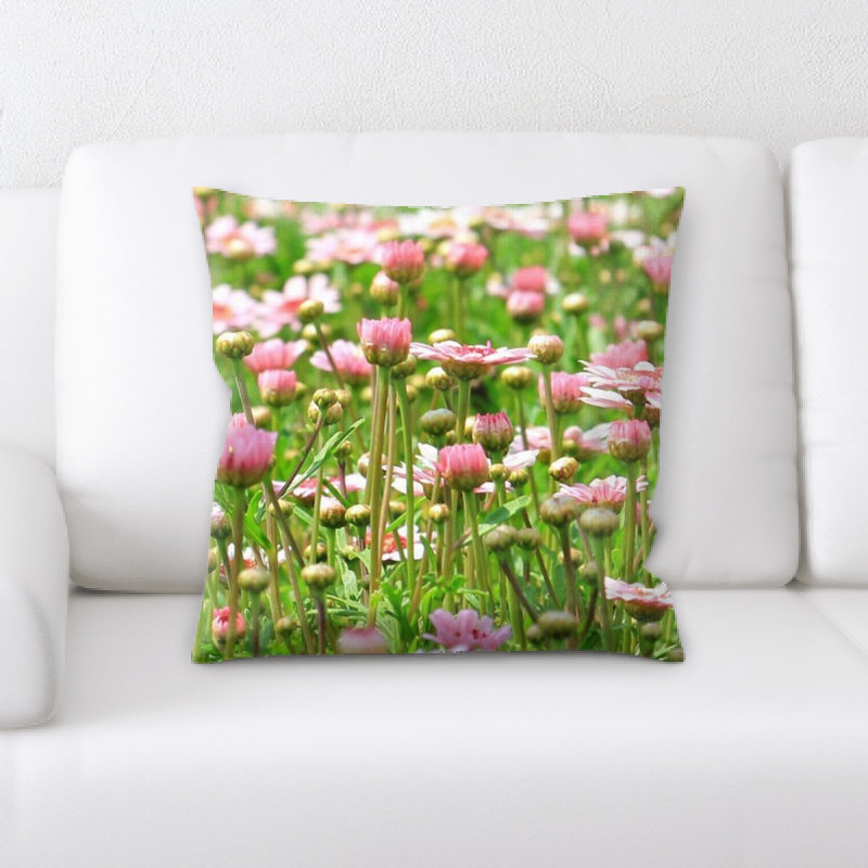Coussin décoratif floral