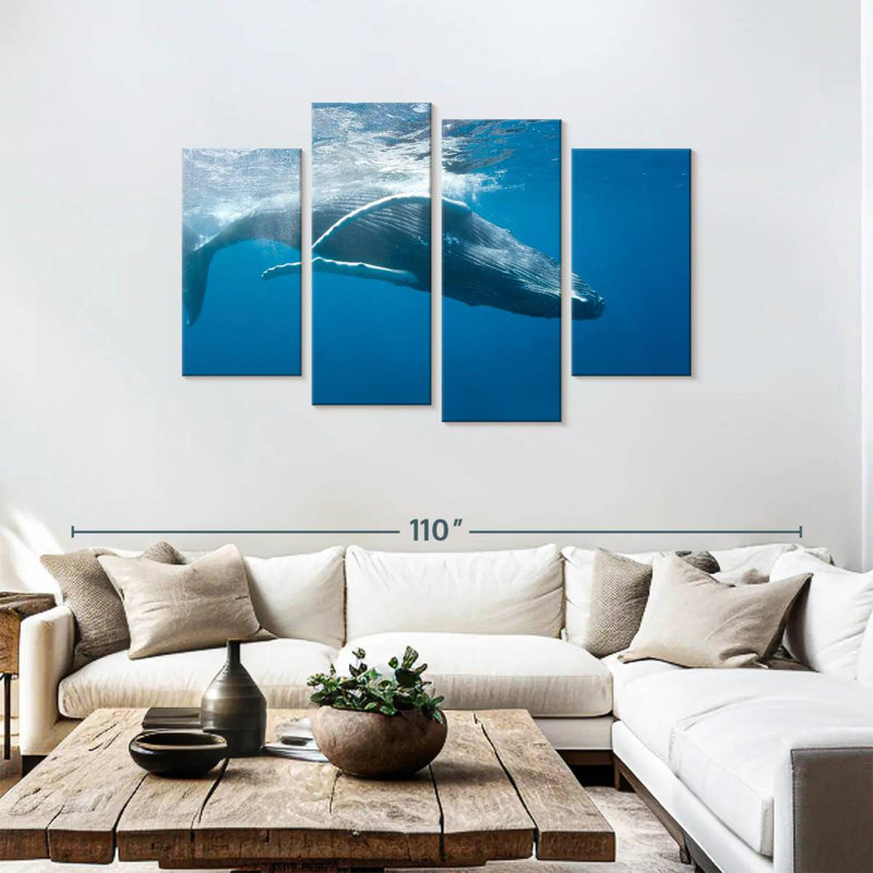 Baleine à bosse Brampt, H 48 po x l 75 po