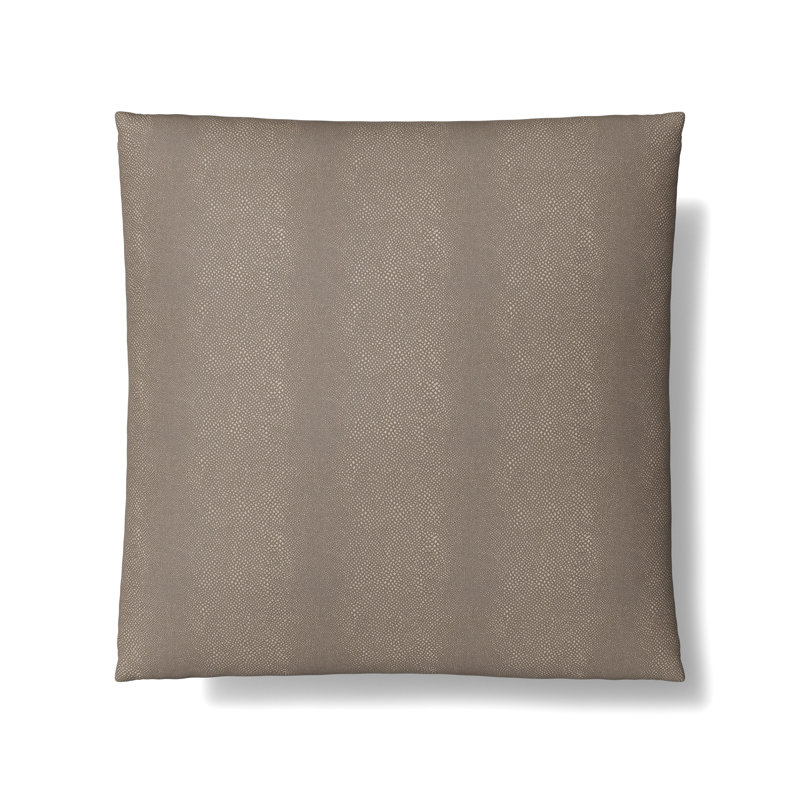 Komodo Square Pillow Cover & Insert, Gunmetal