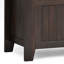 Banc de rangement transitionnel en bois massif Acadian 48 po L-292839291-292839288