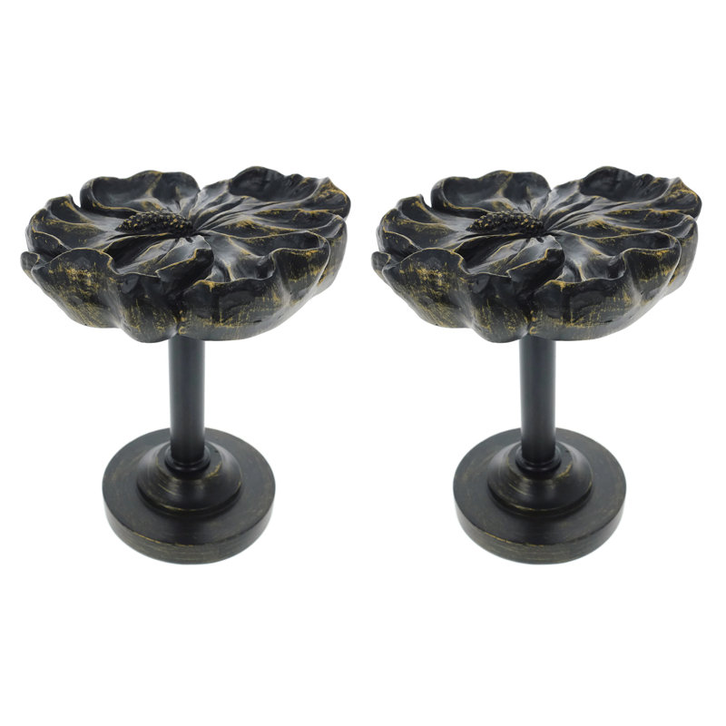 Retenue de rideau Nickson Hibiscus Drapery Medallion, Doré brulé
