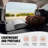Carport Replacement Canopy Cover Side Wall 10 X 20 Ft, Garage Tent Shelter Tarp Heavy-Duty Waterproof & UV Protected, Easy Installation With Ball Bungees,White (Top And Frame Not Included)-125134906-125134904