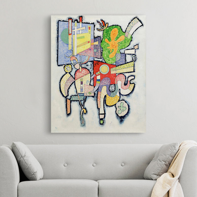 Complexité Simple by Wassily Kandinsky - Wrapped Canvas Painting, 70cm H x 50cm W x 4m D