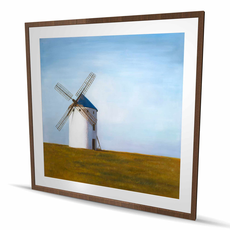 Grand moulin à vent - Décor de bureau encadré