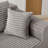 110" Wide Corduroy L Shape Sectional Couch with Chaise-569628294