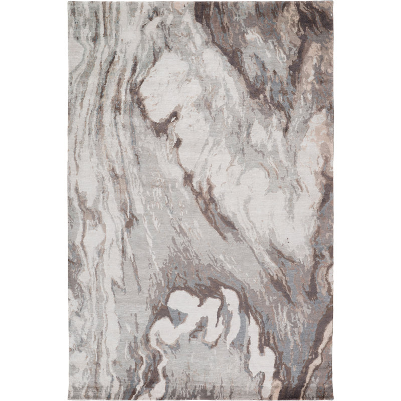 Calacatta Grey Area Rug, Rectangle 7' x 10'
