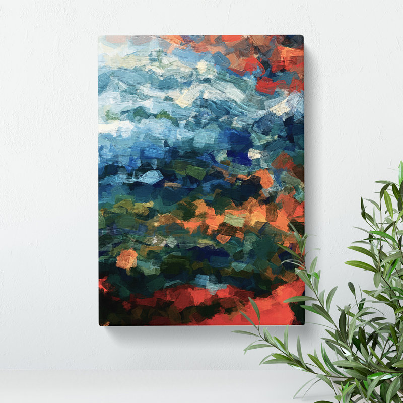Welcome To The Angels Abstract - Wrapped Canvas, 50cm H x 35cm W x 3cm D