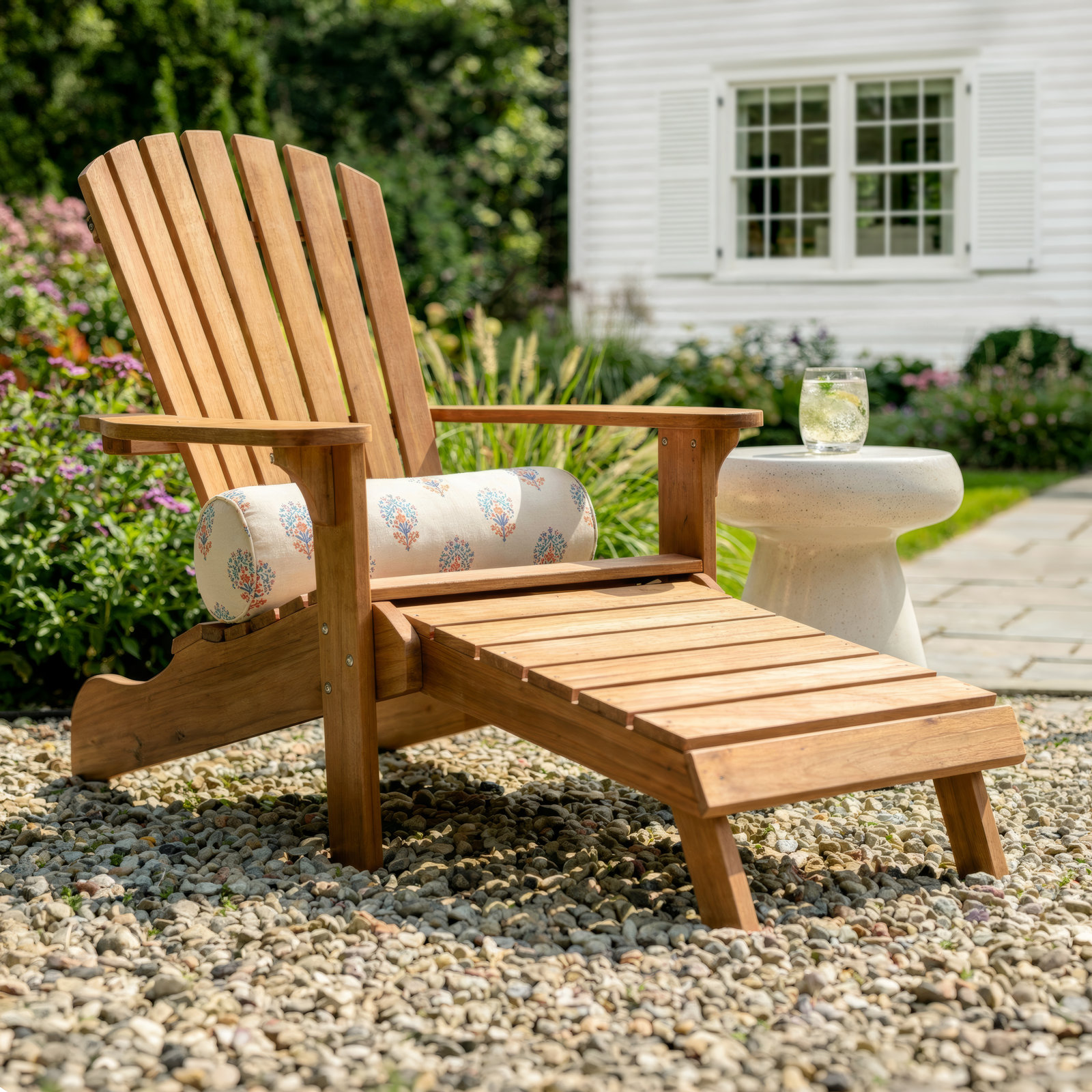 Aredale Eucalyptus Adirondack Chair, Brown