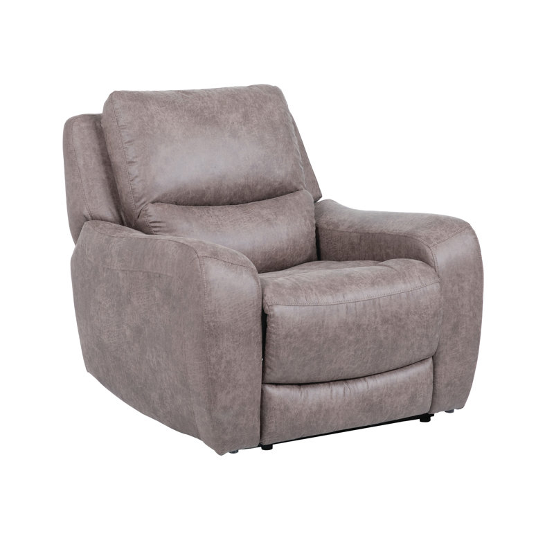 Fauteuil inclinable électrique Partida, Brun