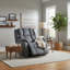 Fauteuil inclinable - Tissu - Ardoise Calgary-449946067