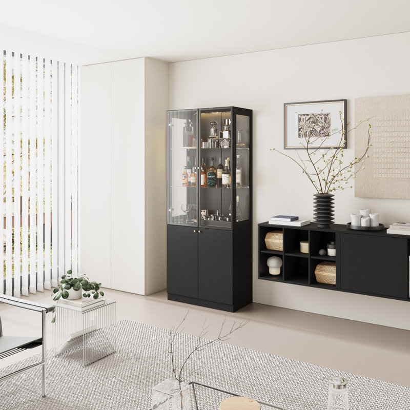 Multi-Functional Storage Cabinet With