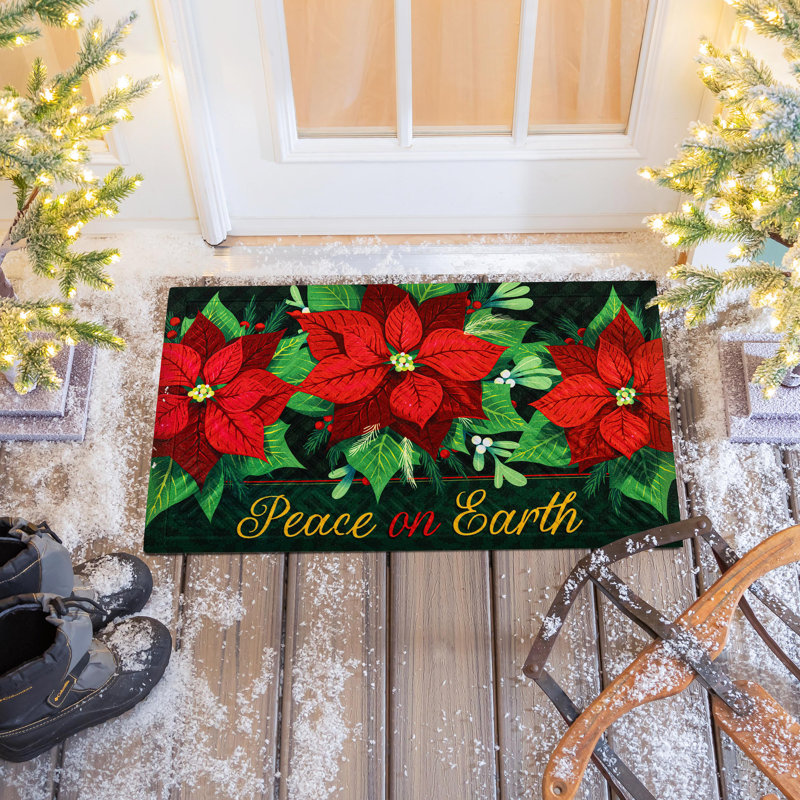 Tapis embossé Peace on Earth