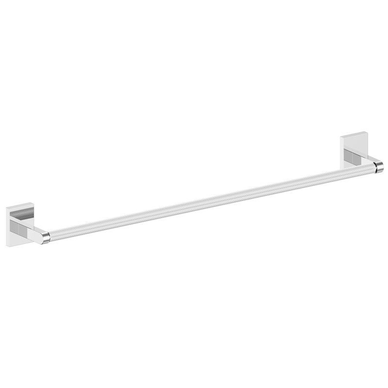 Barre à serviettes murale 24 po, Argent