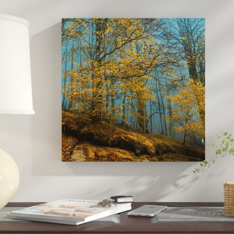 «Play the Yellow Blues», reproduction de photo, Toile tendue, H 16 po x l 16 po x P 1,5 po