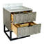 Meuble-lavabo simple 30 po avec comptoir Carlet-2129574834