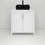 Meuble-lavabo simple 30 po avec lavabo moderne autoportant-992386961