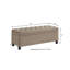 Banc de rangement rembourré Bryhana