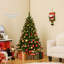 Arbre de Noël artificiel 5 pi avec 5 branches, 400 lumières DEL blanc chaud-687959123