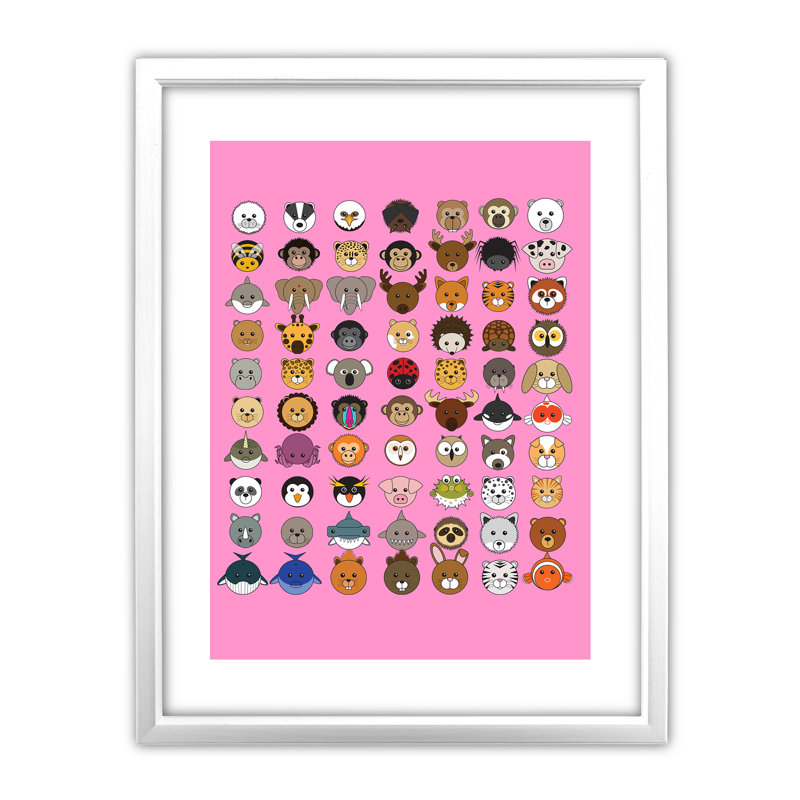 Single Picture Frame Print, White