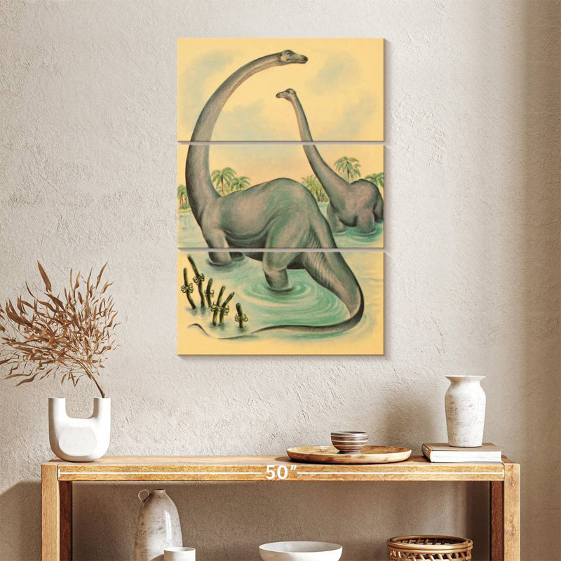 Brampt Jurassic Brontosaurus, 38" H x 24" W