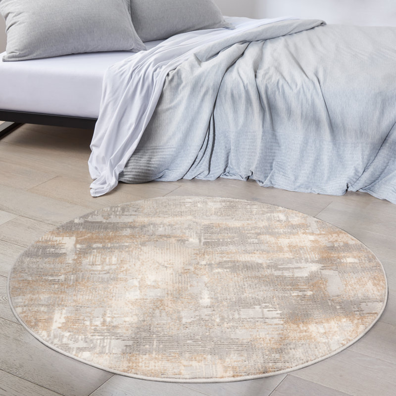 Southwestern Indoor / Outdoor Rug, Round 6'