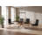Modrest Legend Glass Top Metal Base Dining Table