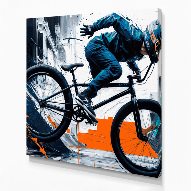 Art mural en toile Sports Sports, H 12 po x l 12 po