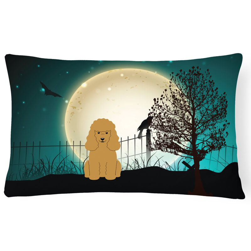 Coussin lombaire intérieur / extérieur Halloween, Brun clair