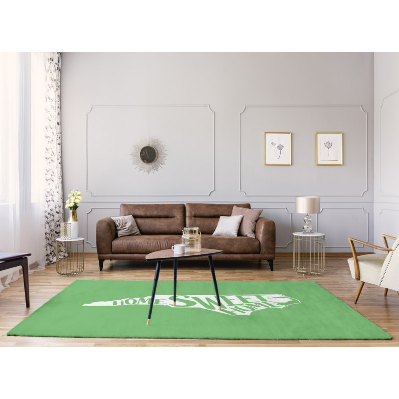 Tapis de poly-caroline de caroline du nord à la maison, Rectangle 8 pi x 10 pi