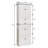 Tall Storage Cabinet With 8 Doors And 4 Shelves, Wall Storage Cabinet For Living Room, Kitchen, Office, Bedroom, Bathroom-88363957