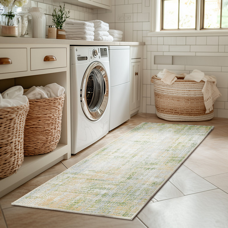 Tapis Sinaya avec envers antidérapant, Tapis de couloir 2 pi x 6 pi