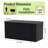 Decksplore 69.7" Extra Long Outdoor Water Resistant Resin Lockable Deck Box