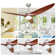 52 In. Smart Indoor Silver Ceiling Fan With 3-colors Led Light/dimmer And Dc Reversible And App/remote/memory Function
