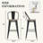 High Back Metal Counter And Bar Stools-1460235167-1460235164