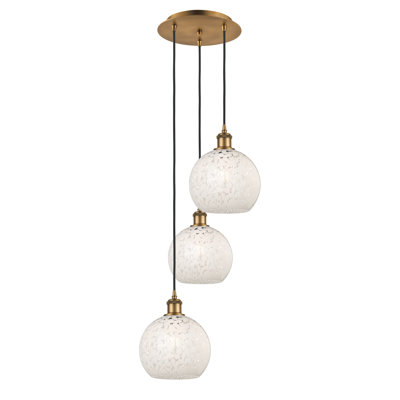 Luminaire suspendu à 3 lumières Ballston Mouchette-113B-G1216
