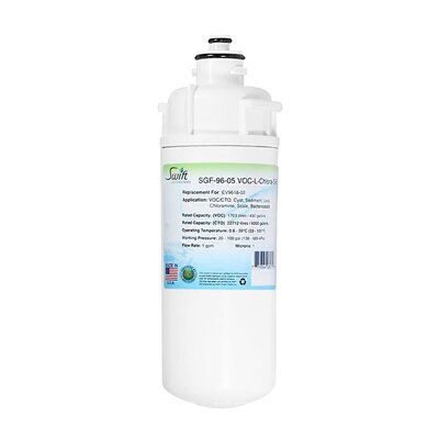 Everpure Refrigerator/Icemaker Replacement Filter -  Swift Green Filters, SGF-96-05 VOC-L-Chlora-S-B
