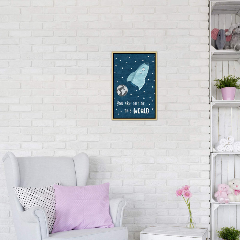 « out of the world », art, H 40 po x l 26 po x P 1,5 po, Toile encadrée d'or