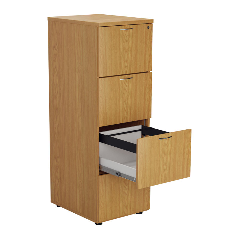 Buariki 46.4cm Wide 4 -Drawer File Cabinet, Oak