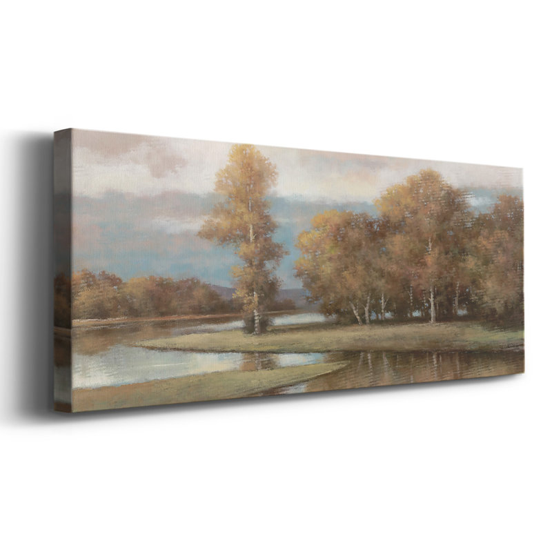 «Winding River II», reproduction sur toile, H 20 po x l 50 po x P 1,5 po