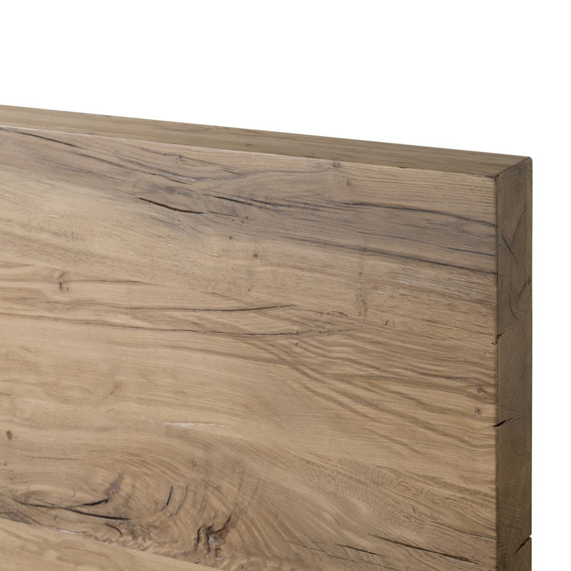 Lia Bed-Natural Reclaimed French Oak-Queen, Queen