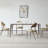 Norlene Metal Base Dining Table