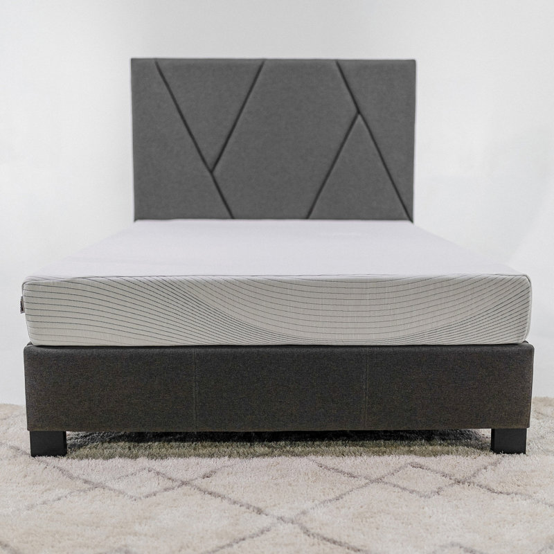 Lit double en mousse viscoélastique de refroidissement pleine grandeur - Améliore la fonction respiratoire avec un bon matelas de 8 pouces à circulation d'air, réduit le stress sur le corps pour un meilleur sommeil