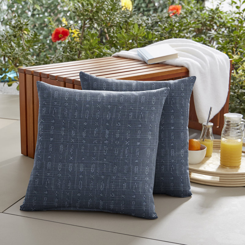 Dartford Geometric Sunbrella® Outdoor Throw Pillow, 20" x 20"