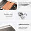 Lavabo encastré 28 po - Station de travail en acier inoxydable calibre 16 avec système de drainage souple 28 po 16G Efficient Easy