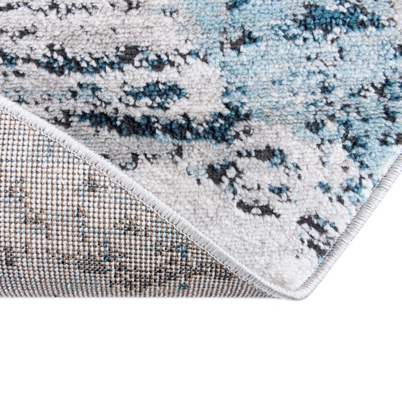 Sumiko Abstract Indoor Rug, Round 7'1"
