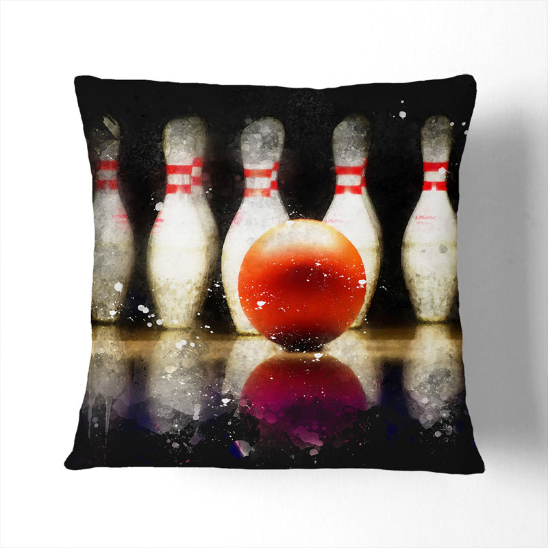 Square Cushion, 40cm H x 40cm W x 15cm D, Black