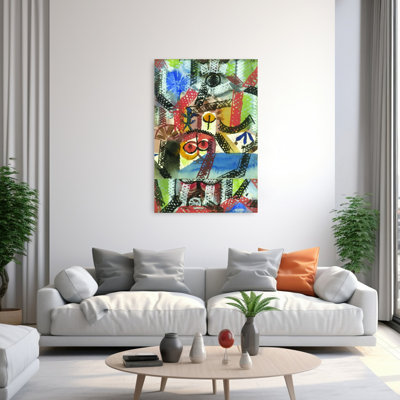 «Barbarian Composition», reproduction d'art classique abstraite colorée de 1800