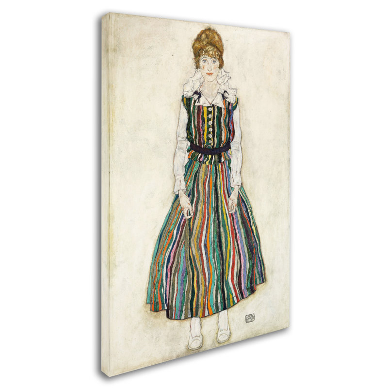 « the artists femme », reproduction sur toile tendue, H 24 po x l 16 po