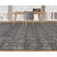 Damask Area Rug in Dark Blue