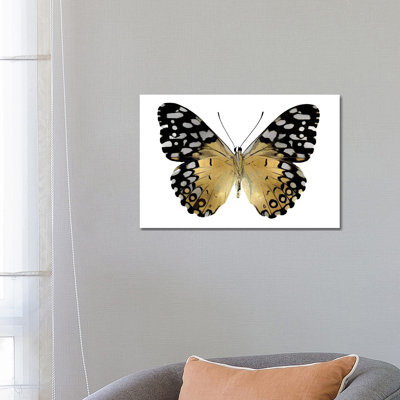 Golden Butterfly IV by Julia Bosco - Gallery-Wrapped Canvas Giclée on Canvas